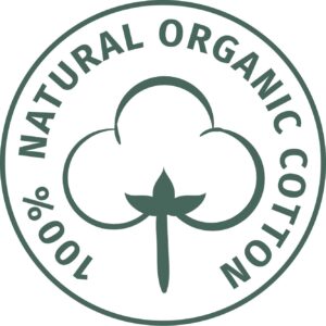 100% Algodón orgánico natural